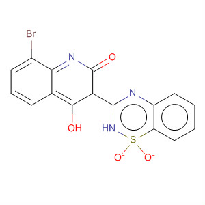 477930-67-9  2(1H)-Quinolinone,8-bromo-3-(1,1-dioxido-2H-1,2,4-benzothiadiazin-3-yl)-4-hydroxy-