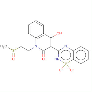 477931-11-6  2(1H)-Quinolinone,3-(1,1-dioxido-2H-1,2,4-benzothiadiazin-3-yl)-4-hydroxy-1-[2-(methylsulfonyl)ethyl]-