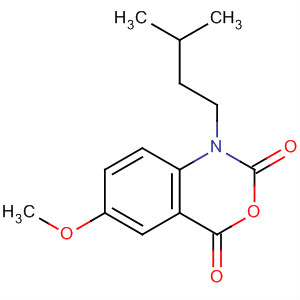 477932-90-4  2H-3,1-Benzoxazine-2,4(1H)-dione, 6-methoxy-1-(3-methylbutyl)-