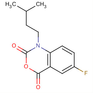 477932-92-6  2H-3,1-Benzoxazine-2,4(1H)-dione, 6-fluoro-1-(3-methylbutyl)-