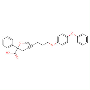 477981-09-2  Benzenepropanoic acid,a-methoxy-3-[5-(4-phenoxyphenoxy)-1-pentynyl]-