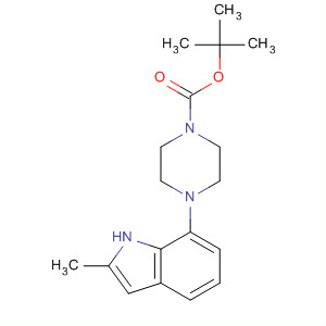 478083-11-3  1-Piperazinecarboxylic acid, 4-(2-methyl-1H-indol-7-yl)-,1,1-dimethylethyl ester