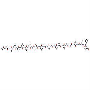 478133-36-7  L-Valine,L-alanyl-L-valyl-L-leucyl-L-leucyl-L-leucyl-L-leucyl-L-leucyl-L-leucyl-L-leucyl-L-seryl-L-leucyl-L-alanyl-L-leucylglycyl-L-leucyl-L-valyl-L-leucyl-L-alanyl-L-alanyl-L-leucylglycyl-L-leucyl-L-phenylalanyl-