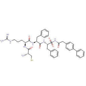 478164-45-3  L-Phenylalaninamide,N-([1,1'-biphenyl]-4-ylacetyl)-L-cysteinyl-D-arginyl-L-phenylalanyl-