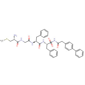 478164-53-3  L-Phenylalaninamide,N-([1,1'-biphenyl]-4-ylacetyl)-S-methyl-L-cysteinylglycyl-L-phenylalanyl-
