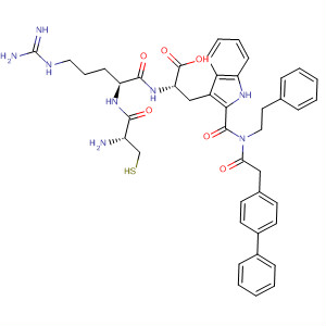478164-55-5  L-Tryptophanamide,N-([1,1'-biphenyl]-4-ylacetyl)-L-cysteinyl-D-arginyl-N-(2-phenylethyl)-