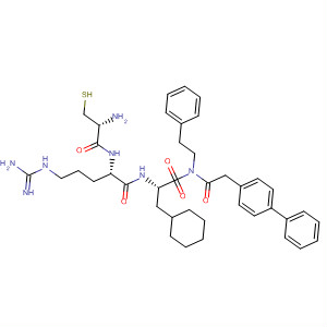 478164-56-6  L-Alaninamide,N-([1,1'-biphenyl]-4-ylacetyl)-L-cysteinyl-D-arginyl-3-cyclohexyl-N-(2-phenylethyl)-