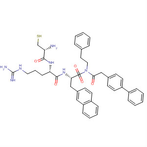 478164-57-7  L-Alaninamide,N-([1,1'-biphenyl]-4-ylacetyl)-L-cysteinyl-D-arginyl-3-(2-naphthalenyl)-N-(2-phenylethyl)-