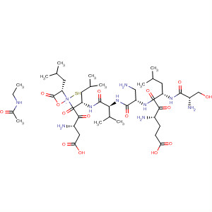478165-49-0  L-Leucine,L-seryl-L-a-glutamyl-L-leucyl-3-amino-D-alanyl-L-valyl-L-a-aspartyl-D-leucylthio-, 8-S-[2-(acetylamino)ethyl] ester