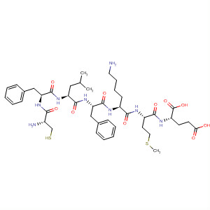 478175-04-1  L-Glutamic acid,L-cysteinyl-L-phenylalanyl-L-leucyl-L-phenylalanyl-L-lysyl-L-methionyl-