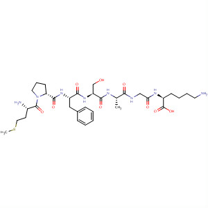 478175-10-9  L-Lysine, L-methionyl-L-prolyl-L-phenylalanyl-L-seryl-L-alanylglycyl-