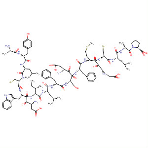 478188-74-8  L-Proline,L-alanyl-L-tyrosyl-L-leucyl-L-cysteinyl-L-a-aspartyl-L-tryptophyl-L-isoleucyl-L-leucyl-L-phenylalanyl-L-a-aspartyl-L-seryl-L-phenylalanyl-L-a-glutamyl-L-methionyl-L-cysteinyl-L-leucyl-L-alanyl-