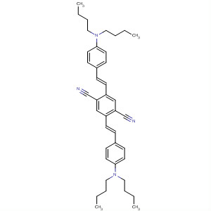 478413-10-4  1,4-Benzenedicarbonitrile,2,5-bis[(1E)-2-[4-(dibutylamino)phenyl]ethenyl]-