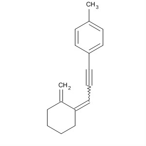 478557-06-1  Benzene, 1-methyl-4-[3-(2-methylenecyclohexylidene)-1-propynyl]-