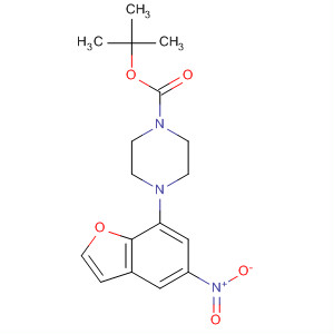 478617-60-6  1-Piperazinecarboxylic acid, 4-(5-nitro-7-benzofuranyl)-,1,1-dimethylethyl ester