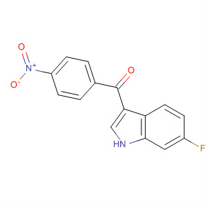 478677-84-8  Methanone, (6-fluoro-1H-indol-3-yl)(4-nitrophenyl)- 478677-84-8  Methanone, (6-fluoro-1H-indol-3-yl)(4-nitrophenyl)-