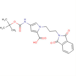 478812-28-1  1H-Pyrrole-2-carboxylic acid,1-[3-(1,3-dihydro-1,3-dioxo-2H-isoindol-2-yl)propyl]-4-[[(1,1-dimethylethoxy)carbonyl]amino]-