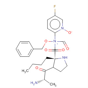 478913-93-8  L-Prolinamide,(2R)-2-butyl-N-formyl-N-(phenylmethoxy)-b-alanyl-N-(5-fluoro-1-oxido-2-pyridinyl)-