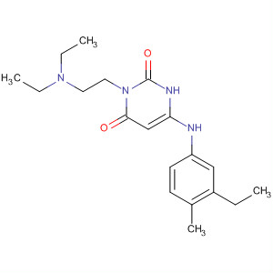 478921-38-9  2,4(1H,3H)-Pyrimidinedione,3-[2-(diethylamino)ethyl]-6-[(3-ethyl-4-methylphenyl)amino]-