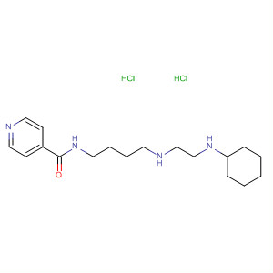 479026-84-1  4-Pyridinecarboxamide, N-[4-[[2-(cyclohexylamino)ethyl]amino]butyl]-,dihydrochloride