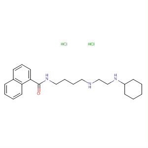 479026-91-0  1-Naphthalenecarboxamide,N-[4-[[2-(cyclohexylamino)ethyl]amino]butyl]-, dihydrochloride