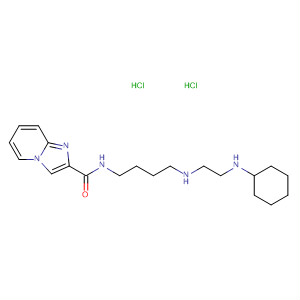 479027-36-6  Imidazo[1,2-a]pyridine-2-carboxamide,N-[4-[[2-(cyclohexylamino)ethyl]amino]butyl]-, dihydrochloride