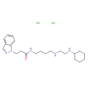 479027-45-7  1H-Indazole-1-propanamide,N-[4-[[2-(cyclohexylamino)ethyl]amino]butyl]-, dihydrochloride