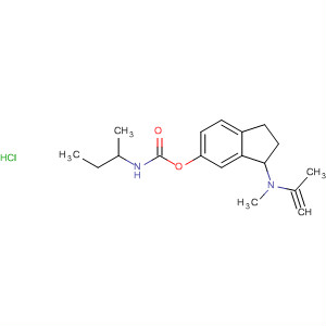 479205-98-6  Carbamic acid, methylpropyl-,2,3-dihydro-3-(methyl-2-propynylamino)-1H-inden-5-yl ester,monohydrochloride