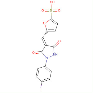 479242-17-6  2-Furansulfonic acid,5-[[1-(4-iodophenyl)-3,5-dioxo-4-pyrazolidinylidene]methyl]-