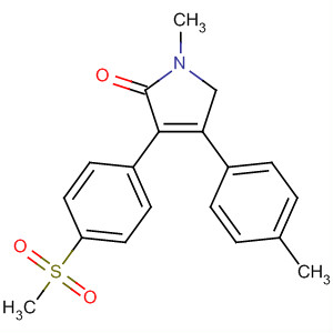 479681-28-2  2H-Pyrrol-2-one,1,5-dihydro-1-methyl-4-(4-methylphenyl)-3-[4-(methylsulfonyl)phenyl]-