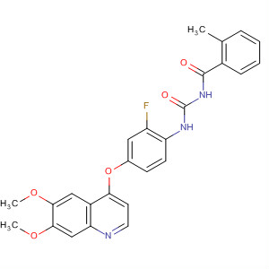 479687-66-6  Benzamide,N-[[[4-[(6,7-dimethoxy-4-quinolinyl)oxy]-2-fluorophenyl]amino]carbonyl]-2-methyl-