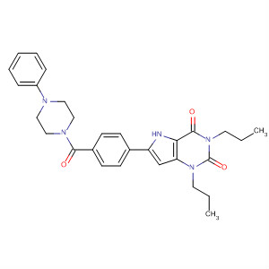 480993-25-7  Piperazine,1-phenyl-4-[4-(2,3,4,5-tetrahydro-2,4-dioxo-1,3-dipropyl-1H-pyrrolo[3,2-d]pyrimidin-6-yl)benzoyl]-