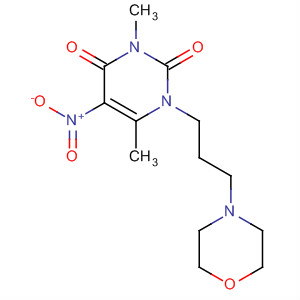 480994-57-8  2,4(1H,3H)-Pyrimidinedione,3,6-dimethyl-1-[3-(4-morpholinyl)propyl]-5-nitro-