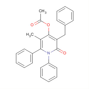 4812-96-8  2(1H)-Pyridinone, 4-(acetyloxy)-5-methyl-1,6-diphenyl-3-(phenylmethyl)-