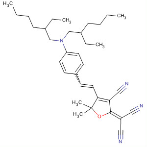 481642-79-9  Propanedinitrile,[4-[2-[4-[bis(2-ethylhexyl)amino]phenyl]ethenyl]-3-cyano-5,5-dimethyl-2(5H)-furanylidene]-