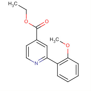482375-93-9  4-Pyridinecarboxylic acid, 2-(2-methoxyphenyl)-, ethyl ester