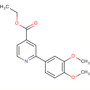 482376-05-6  4-Pyridinecarboxylic acid, 2-(3,4-dimethoxyphenyl)-, ethyl ester