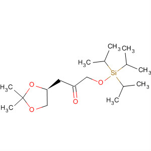 482580-38-1  2-Propanone,1-[(4S)-2,2-dimethyl-1,3-dioxolan-4-yl]-3-[[tris(1-methylethyl)silyl]oxy]-