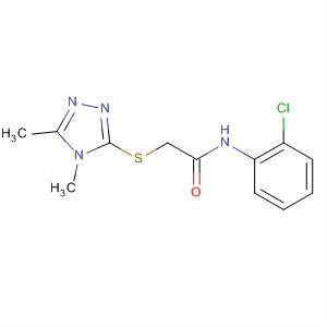 483287-40-7  Acetamide,N-(2-chlorophenyl)-2-[(4,5-dimethyl-4H-1,2,4-triazol-3-yl)thio]-