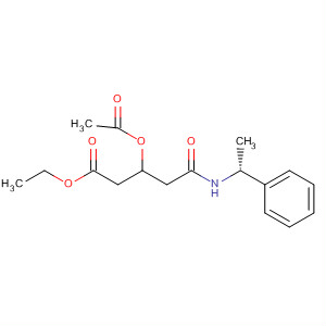 483299-12-3  Pentanoic acid, 3-(acetyloxy)-5-oxo-5-[[(1R)-1-phenylethyl]amino]-, ethylester, (3R)-