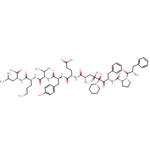 484014-40-6  L-Leucine,D-phenylalanyl-L-prolyl-L-phenylalanyl-4-piperidinecarbonyl-L-asparaginyl-L-glutaminyl-L-tyrosyl-L-valyl-L-ornithyl-