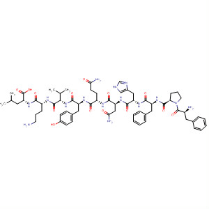 484014-56-4  L-Leucine,D-phenylalanyl-L-prolyl-L-phenylalanyl-D-histidyl-L-asparaginyl-L-glutaminyl-L-tyrosyl-L-valyl-L-ornithyl-