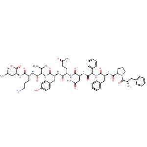 484014-59-7  L-Leucine,D-phenylalanyl-L-prolyl-L-phenylalanyl-(2S)-2-phenylglycyl-L-asparaginyl-L-glutaminyl-L-tyrosyl-L-valyl-L-ornithyl-