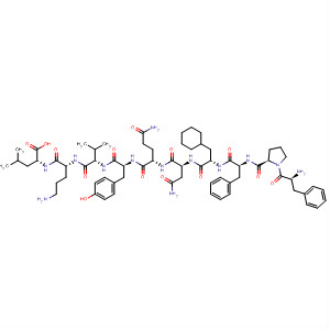 484014-76-8  L-Leucine,D-phenylalanyl-L-prolyl-L-phenylalanyl-3-cyclohexyl-L-alanyl-L-asparaginyl-L-glutaminyl-L-tyrosyl-L-valyl-L-ornithyl-