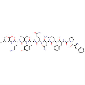 484014-91-7  L-Leucine,D-phenylalanyl-L-prolyl-L-phenylalanyl-L-ornithyl-L-asparaginyl-L-glutaminyl-L-tyrosyl-L-valyl-L-ornithyl-