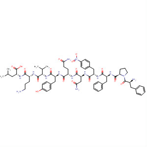 484015-10-3  L-Leucine,D-phenylalanyl-L-prolyl-L-phenylalanyl-4-nitro-L-phenylalanyl-L-asparaginyl-L-glutaminyl-L-tyrosyl-L-valyl-L-ornithyl-