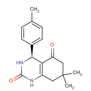 484677-10-3  2,5(1H,3H)-Quinazolinedione,4,6,7,8-tetrahydro-7,7-dimethyl-4-(4-methylphenyl)-, (4S)-
