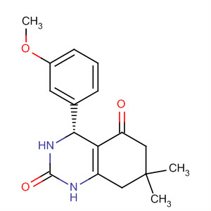 484677-24-9  2,5(1H,3H)-Quinazolinedione,4,6,7,8-tetrahydro-4-(3-methoxyphenyl)-7,7-dimethyl-, (4R)-