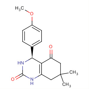 484677-35-2  2,5(1H,3H)-Quinazolinedione,4,6,7,8-tetrahydro-4-(4-methoxyphenyl)-7,7-dimethyl-, (4S)-