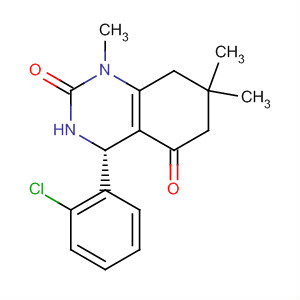 484677-52-3  2,5(1H,3H)-Quinazolinedione,4-(2-chlorophenyl)-4,6,7,8-tetrahydro-1,7,7-trimethyl-, (4R)-